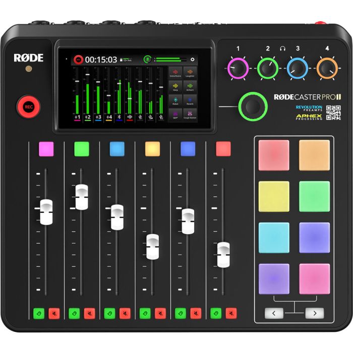 Мікшерний пульт для роботи з впорядкування файлів Rode Caster Pro II