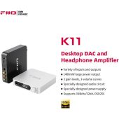 Стаціонарний підсилювач FiiO K11 Silver