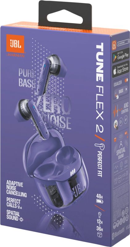 JBL Tune Flex 2 Ghost Purple (JBLTFLEX2GMAE)