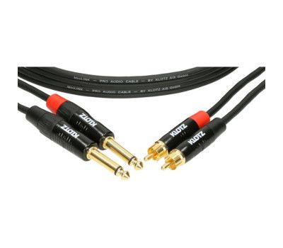 Кабель комутаційний KLOTZ KT-CJ150 MINILINK PRO TWIN CABLE BLACK 1.5 M