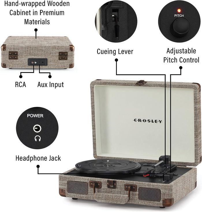 Crosley Cruiser Deluxe Havana (CR8005D-HA)