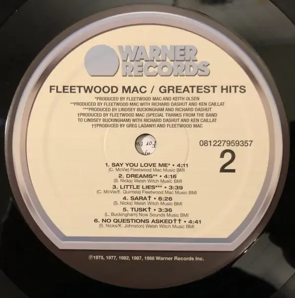 LP Mac Fleetwood: Greatest Hits