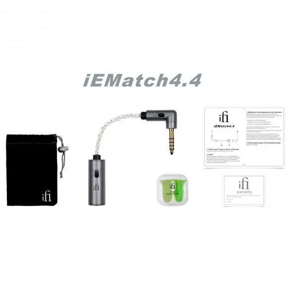 Адаптер для навушників iFi iEMatch 4.4 Silver
