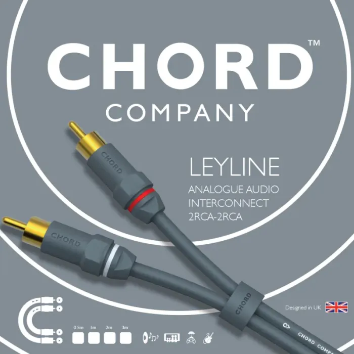 Аналоговий аудіокабель CHORD Leyline 2RCA to 2RCA 2m