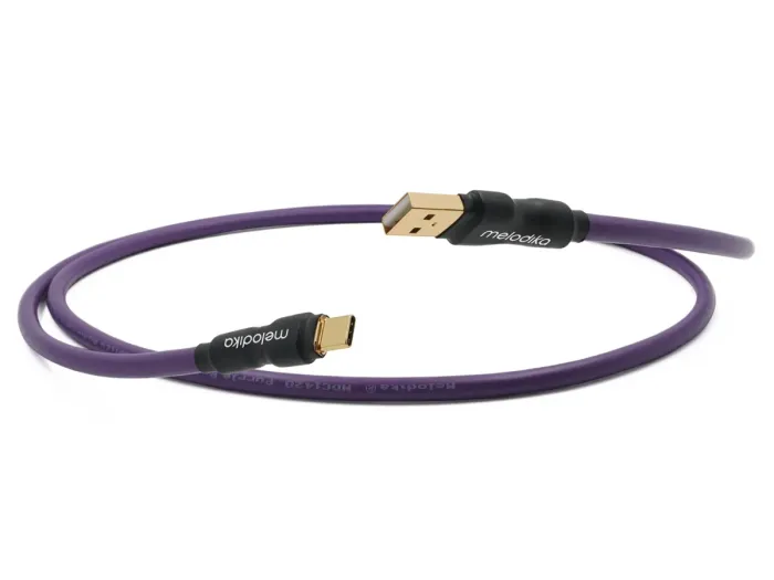 USB-кабель Melodika Purple Cabel USB 2.0 type A-C, lenght 1,5m (MDUAC15)