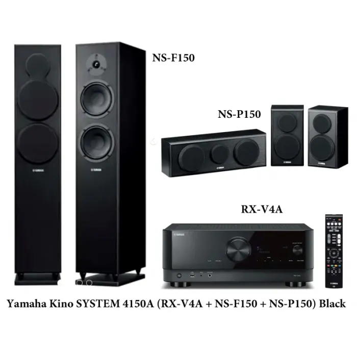 Yamaha Kino SYSTEM 4150A (RX-V4A + NS-F150 + NS-P150) Black