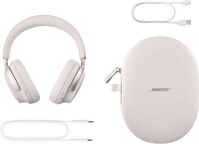 Bose QuietComfort Ultra Headphones Smoke White (880066–0200)