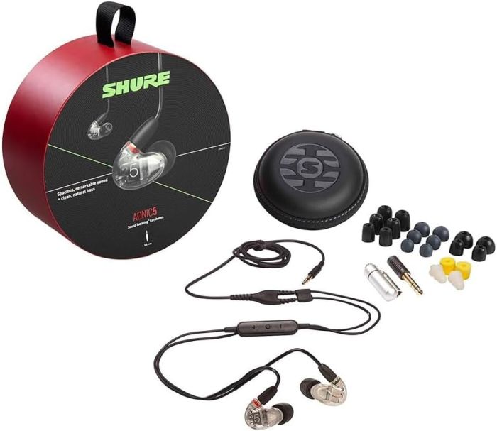 Shure AONIC 5 Clear (SE53BACL+UNI-EFS)