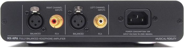 Стаціонарний підсилювач Musical Fidelity MX-HPA Black