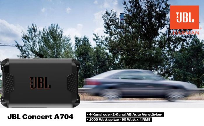 Автопідсилювач JBL Concert A704