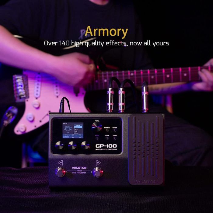 Гітарний процесор ефектів Hotone Audio Valeton GP-100