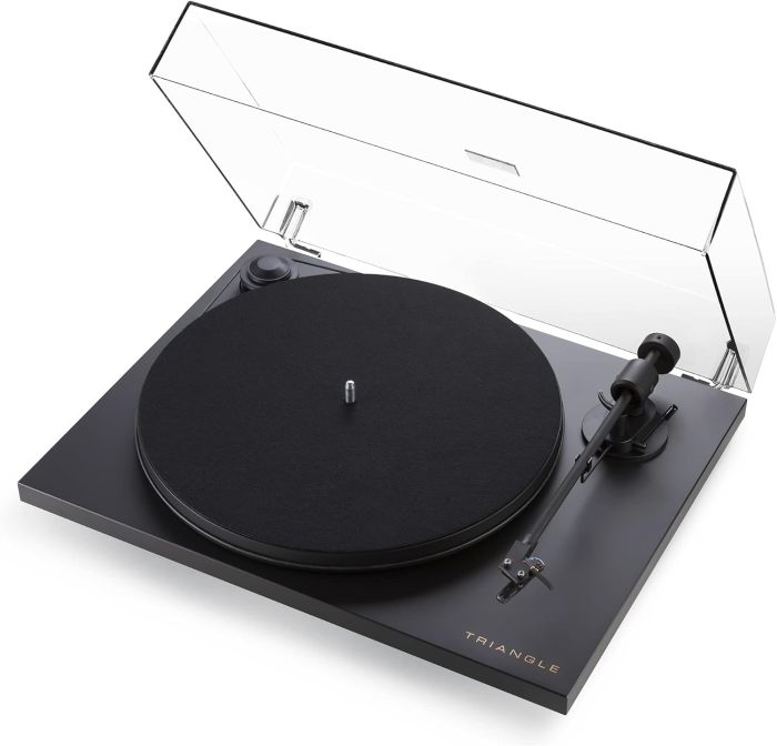 Triangle Turntable Black