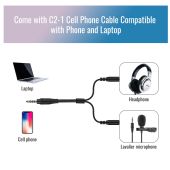 Takstar TCM-400 Lavalier Microphone Black