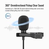 Takstar TCM-400 Lavalier Microphone Black