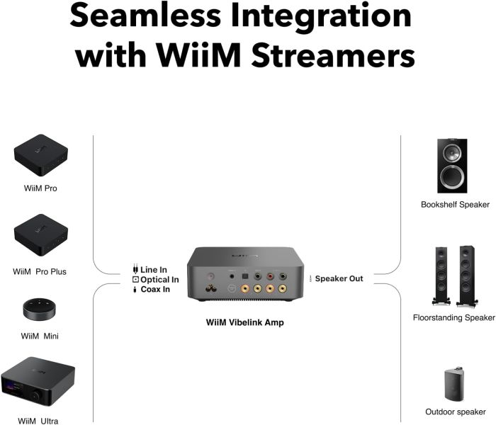 WiiM Vibelink Amp Space Gray