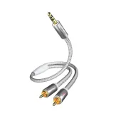 Аналоговий аудіокабель Inakustik Premium 3,5mm Mini Jack > 2 x RCA 3,0m