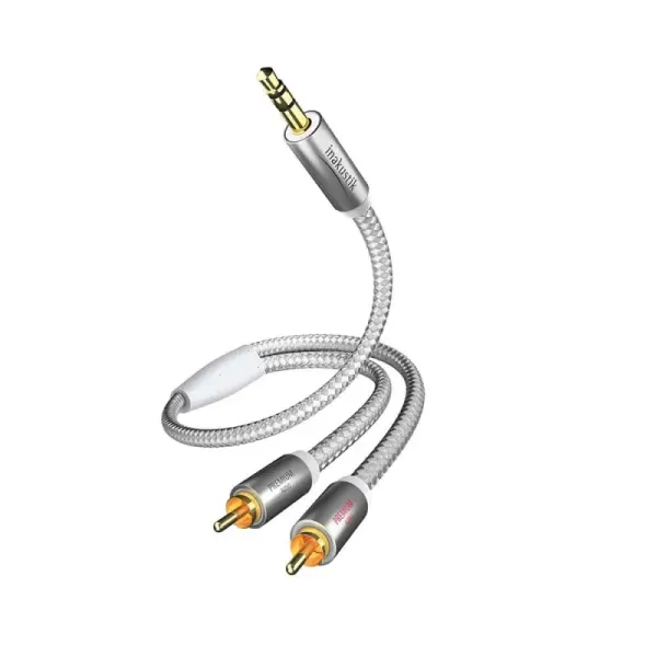 Аналоговий аудіокабель Inakustik Premium 3,5mm Mini Jack > 2 x RCA 3,0m