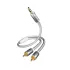 Аналоговий аудіокабель Inakustik Premium 3,5mm Mini Jack > 2 x RCA 1,5m