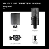 Takstar SM-8B (2nd Gen) Microphone Black