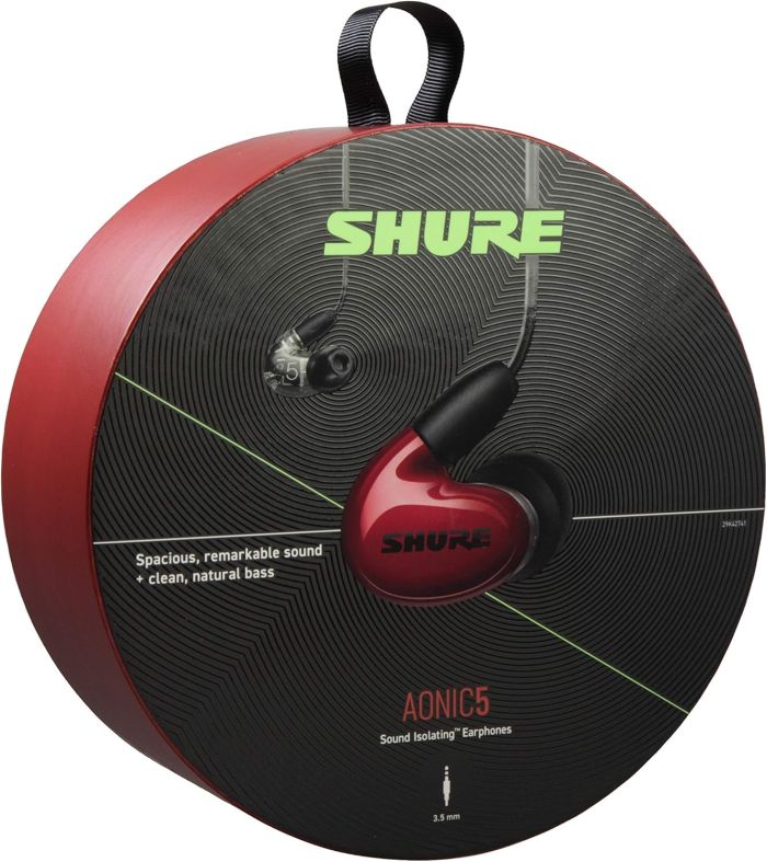 Shure AONIC 5 Red (SE53BARD+UNI-EFS)