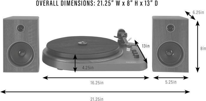 Crosley T160 Shelf System Gray