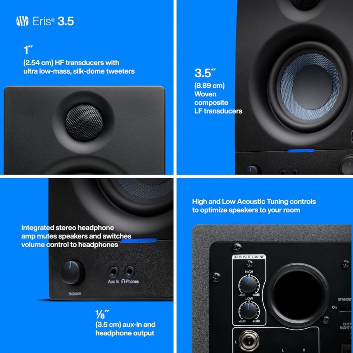 Студійні монітори (пара) PreSonus Eris E3.5