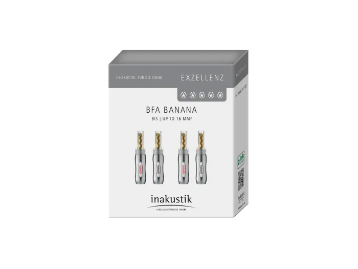 Конектори Inakustik Excellence BFA Banana up to 16 mm² Set 4