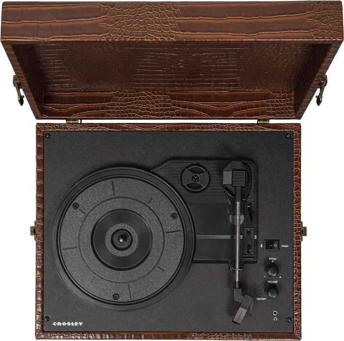 Crosley Voyager Brown Croc (CR8017A-BR)