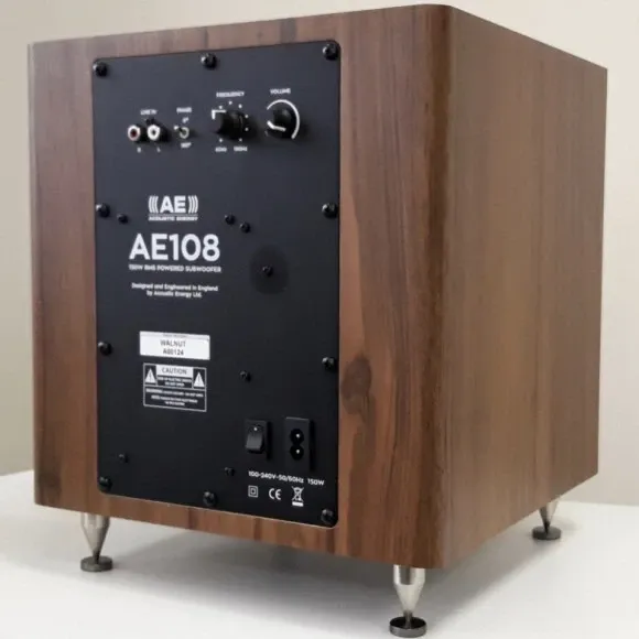 Acoustic Energy AE 108 Walnut Vinyl Venner