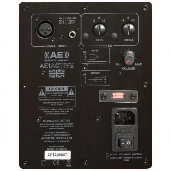 Acoustic Energy AE1 Active Walnut