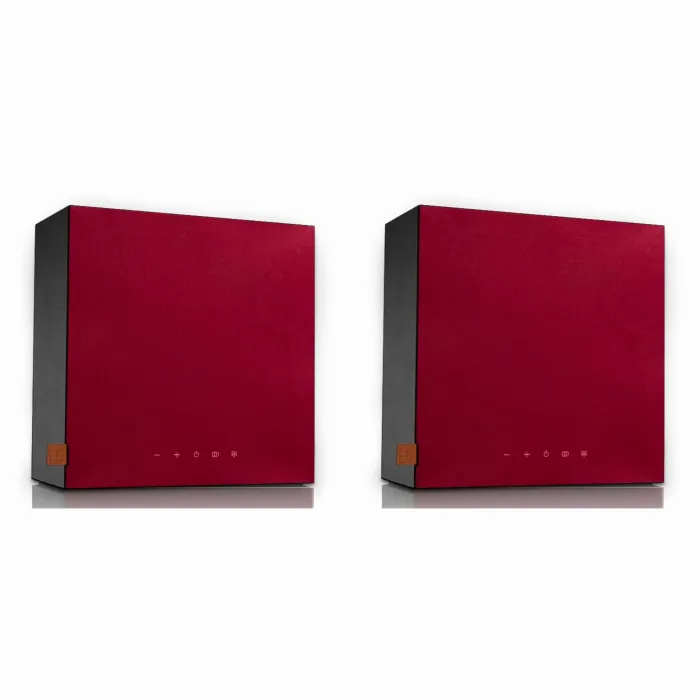Morel Hogtalare PAIR Black Cabinet-Red Grill (EU)