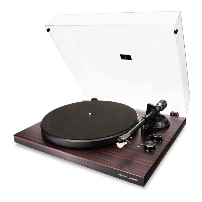 Argon Audio Turntable MK2 Satin Mahogany