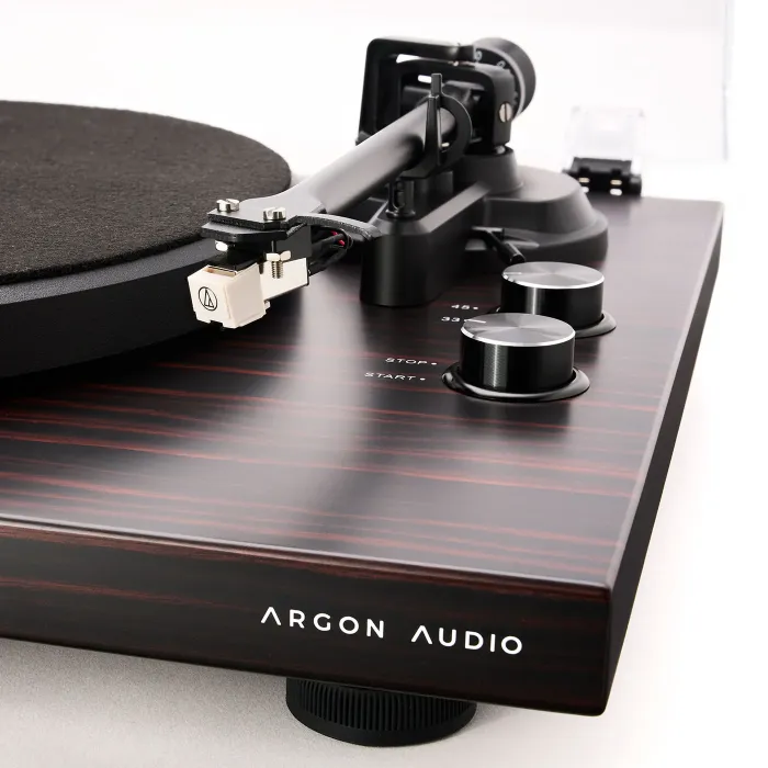 Argon Audio Turntable MK2 Satin Mahogany