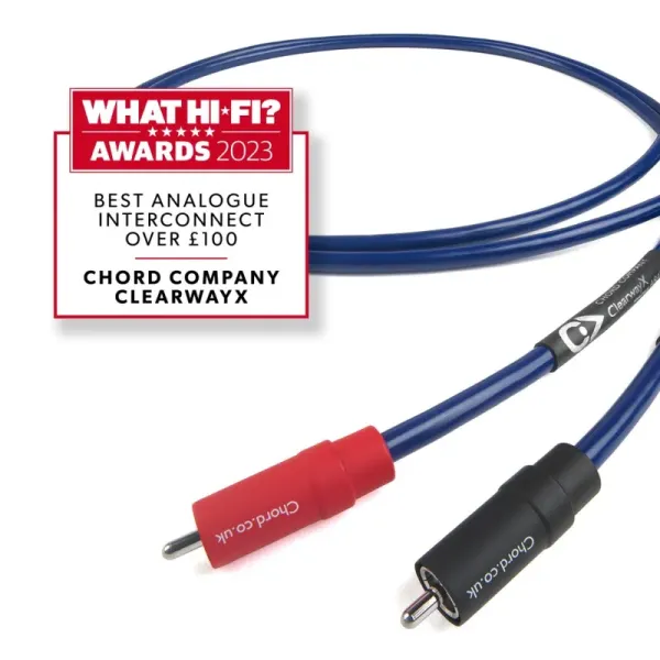 Аналоговий аудіокабель CHORD ClearwayX 2RCA to 2RCA 2m