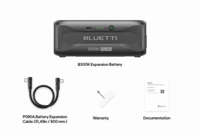 Додаткова батарея для зарядної станції BLUETTI B300K Expansion Battery