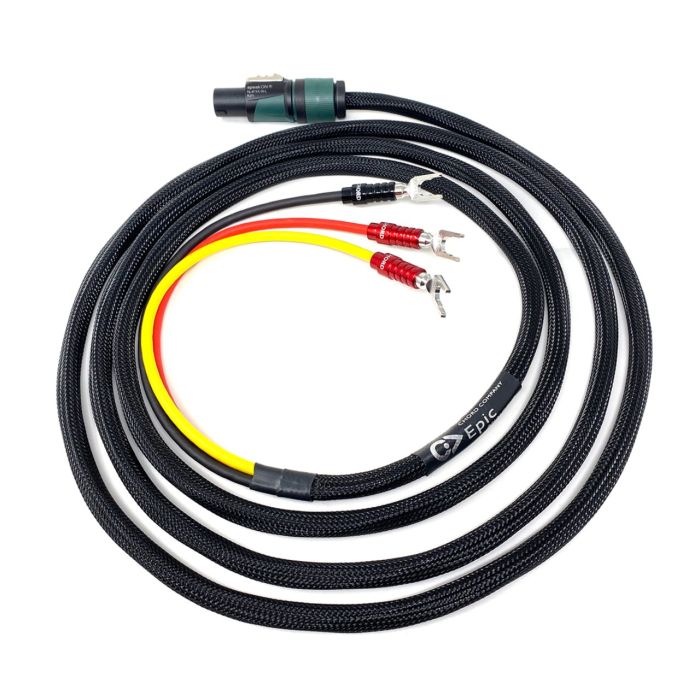 Кабель сабвуферний CHORD Epic High-Level Subwoofer Cable Spades - Speakon 3m