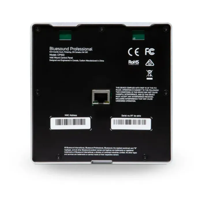 Настінна панель керування Bluesound Professional CP100