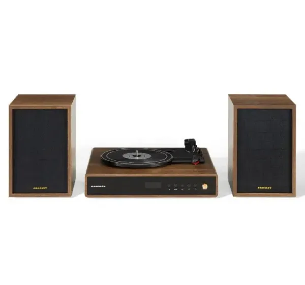 Crosley Alto Shelf System Walnut