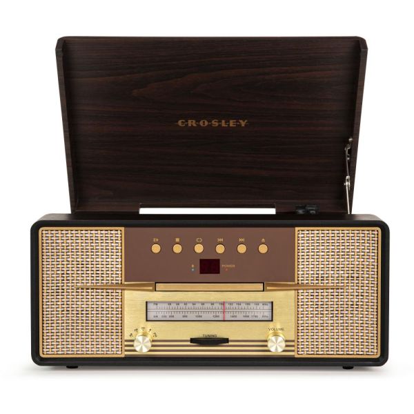 Crosley Rhapsody Entertainment Center Mahogany