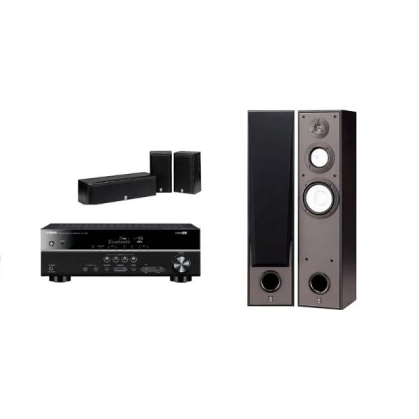 Yamaha Kino SYSTEM 7390 (RX-V385 + NS-7390 + NS-P51) Black