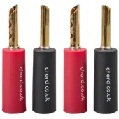 Комплект роз'ємів CHORD Banana Plug Kit - 4 Screw Type (Z)