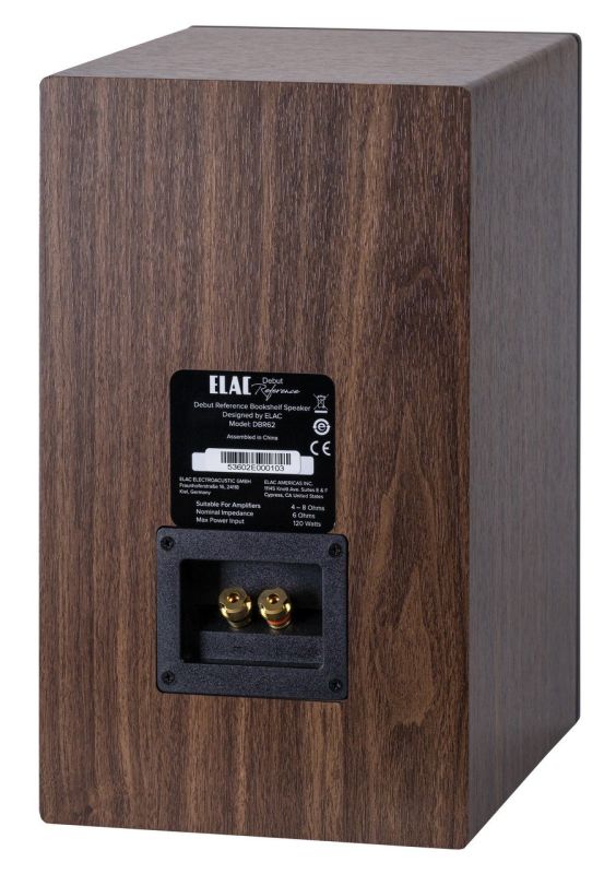 Elac Debut Reference Bookshelf Speakers DBR62 Wood Black