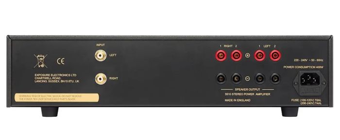 Exposure 3510 Stereo Power Amplifier Black