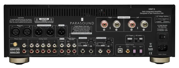 Parasound HINT6 Black