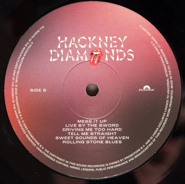 LP ROLLING STONES THE HACKNEY DIAMONDS