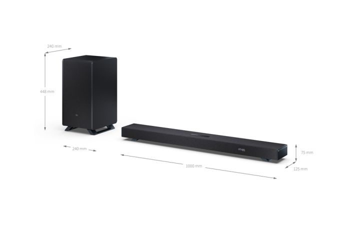 Sharp HT-SBW53121 Black