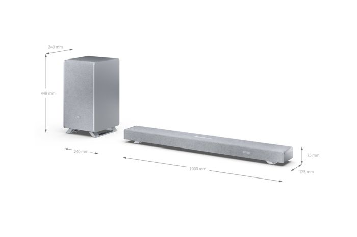 Sharp HT-SBW53121 Silver