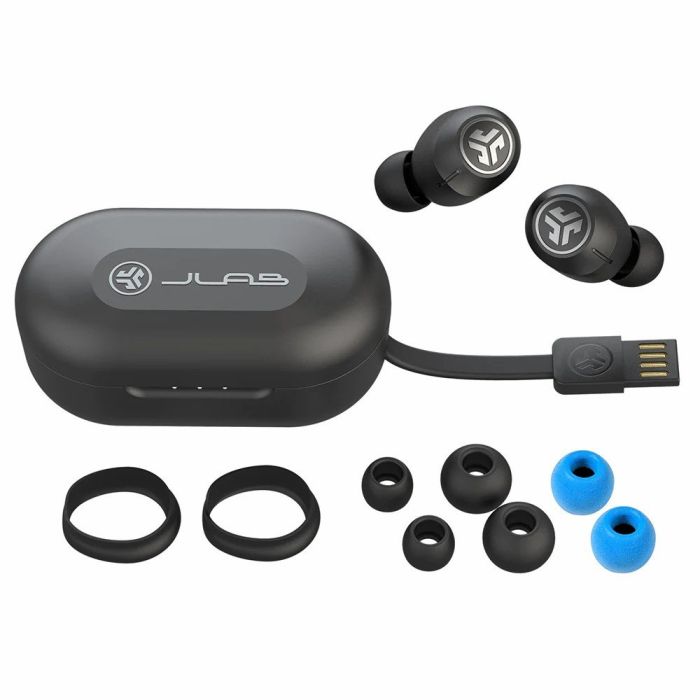 Jlab JBuds ANC True Wireless Earbuds Black (IEUEBJBANCRBLK82)