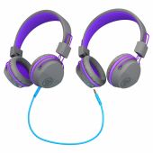 Jlab JBuddies Studio Kids Wireless Grey/Purple (IEUHBSTUDIORGRYPRPL4)