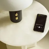 Настільна лампа із вбудованим динаміком Jaune Fabrique Piccolo Speaker Black